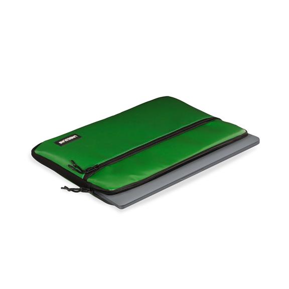 Laptop Sleeve Met Voorvak - Groen 4