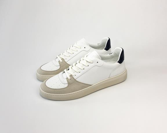 Sneaker Eden Wit / Navy 2