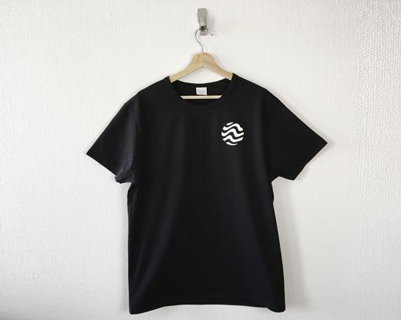 T-Shirt Planet Wave Logo Black 1