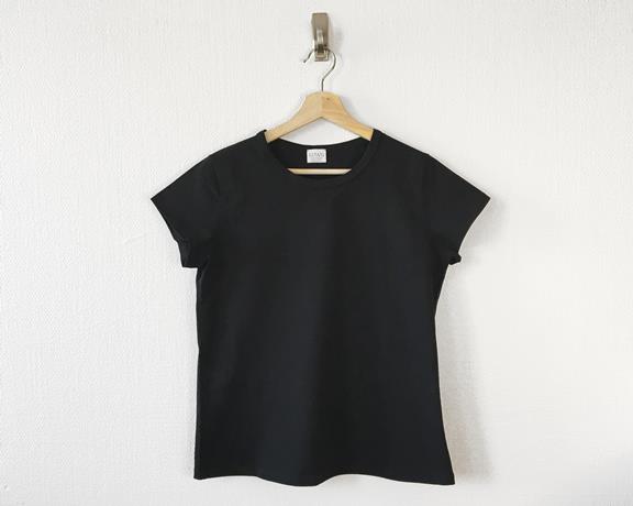 T-Shirt Organic Cotton 'Wave' - Black 1