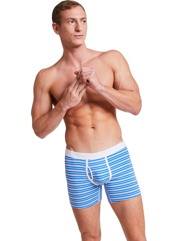 Boxer Shorts Claus Blue / Mint Stripes 6