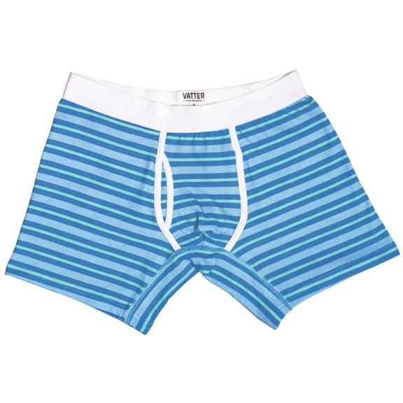 Boxer Shorts Claus Blue / Mint Stripes 7