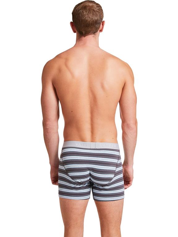 Boxer Shorts Claus Grey/Charcoal/Blue Stripes 2