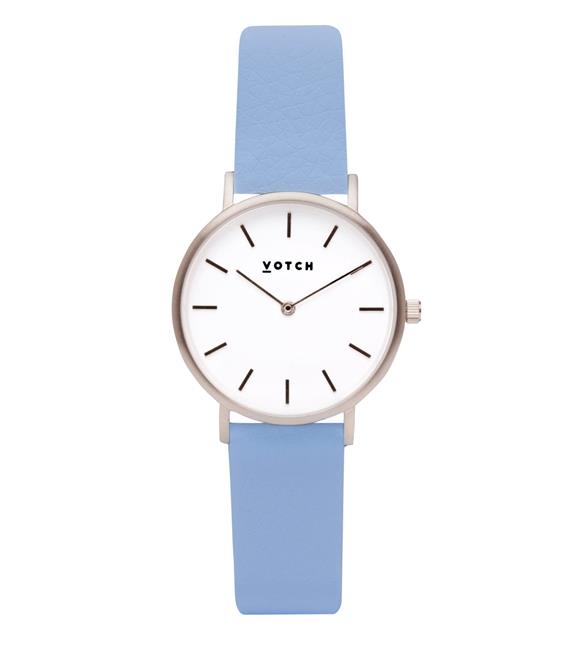 Horloge Classic Petite Hemelsblauw & Zilver 1