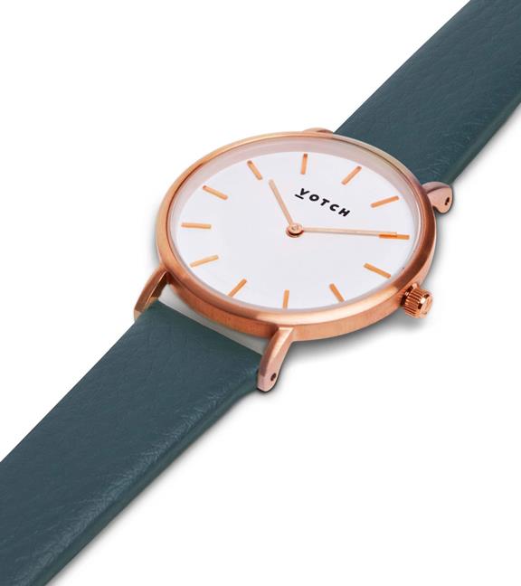 Watch Classic Petite Teal & Rose Gold 2