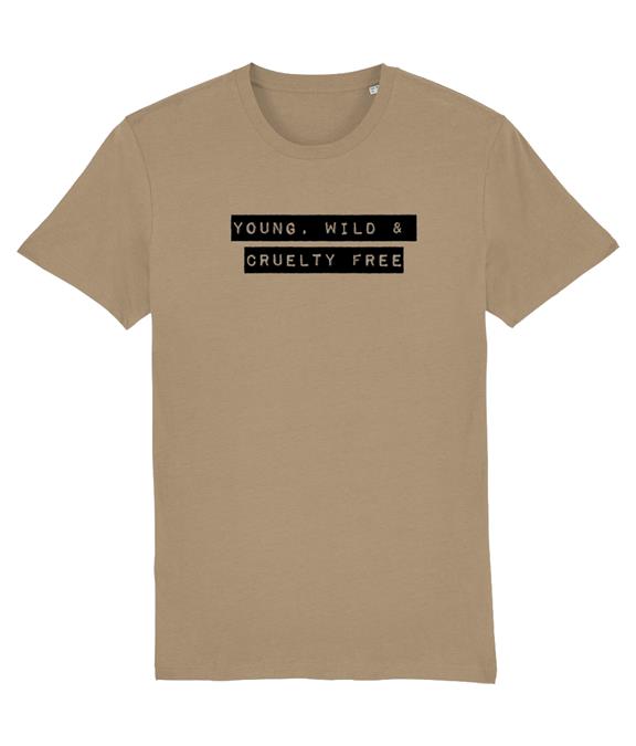 T-Shirt Young, Wild & Cruelty-Free Camel 1
