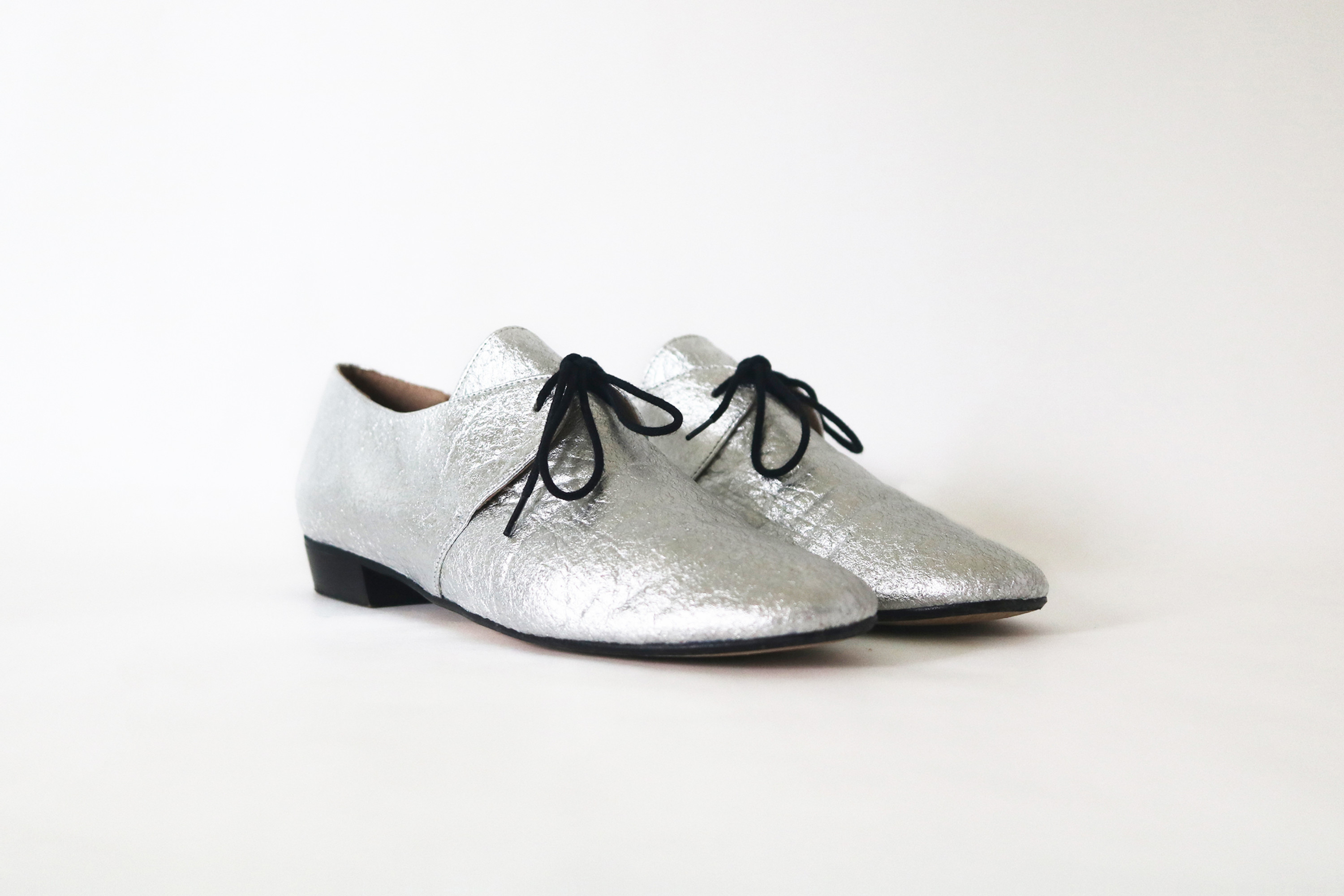 Oxford Schuhe Silber 1