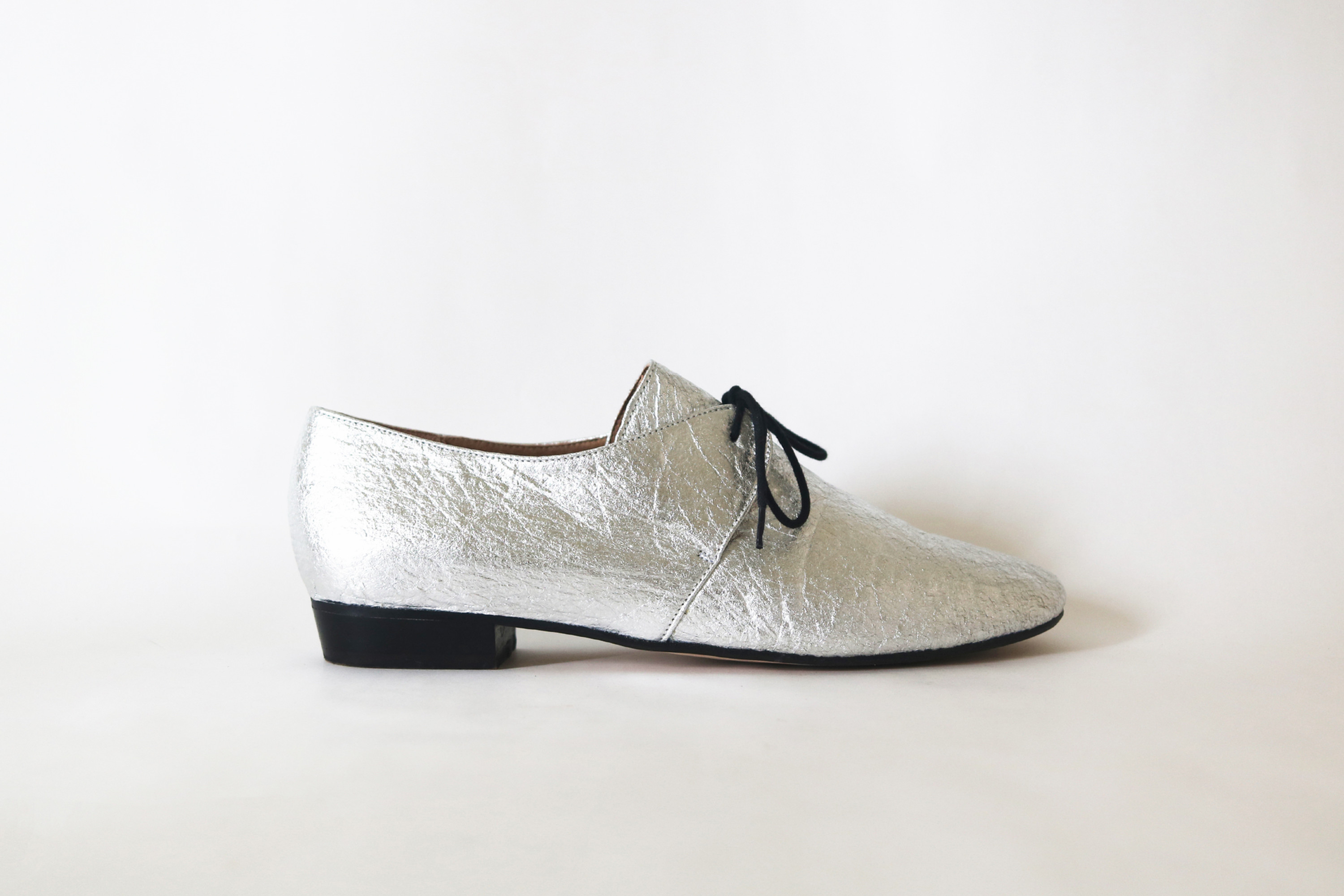 Oxford Schuhe Silber 2
