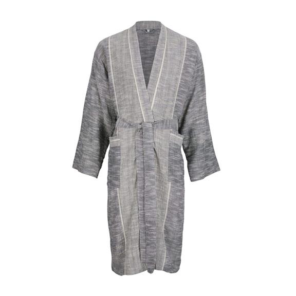 Kimono Robe Shantung Ash 1