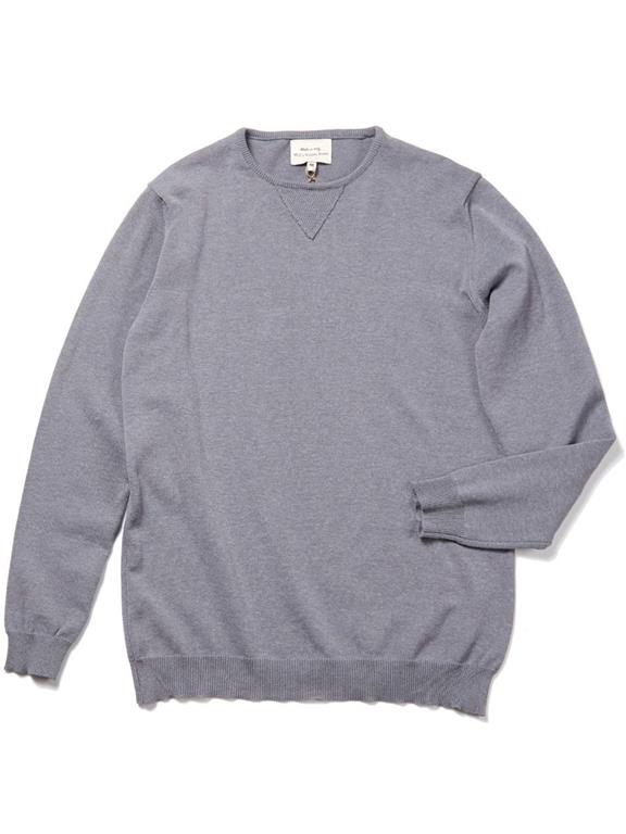 Recycled Knit Sweater Grey 7