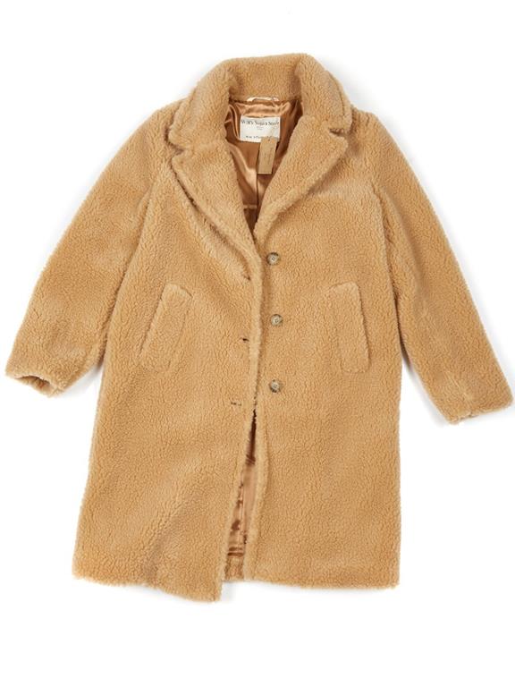 Recycled Teddy Coat Beige from Shop Like You Give a Damn