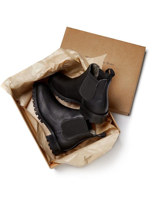 Chelsea Boots Gevoerd Waterproof Zwart 7