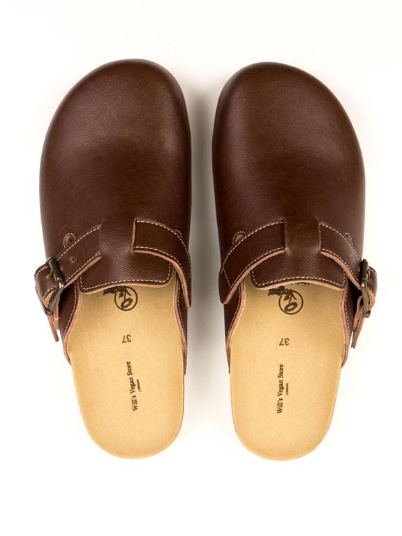 Clog Sandals Dark Brown 4