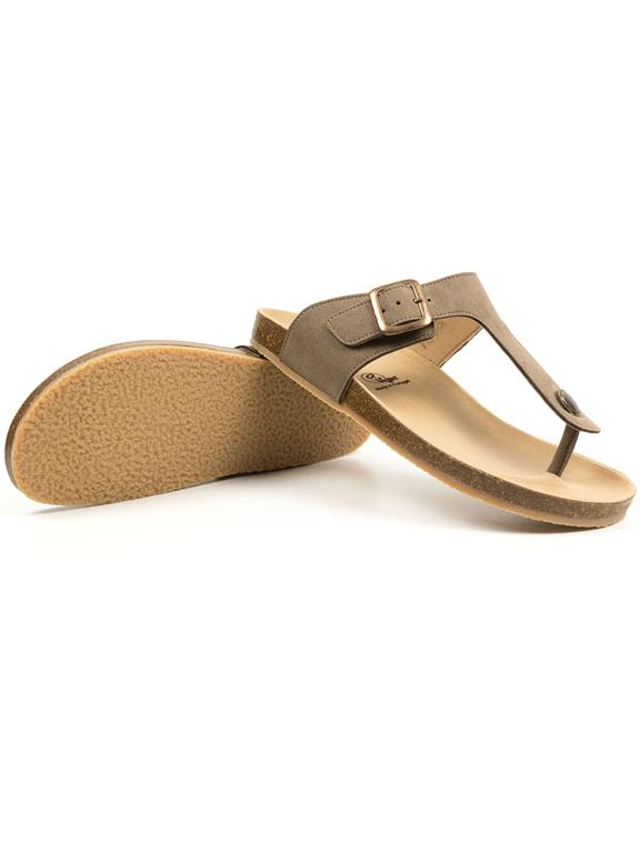 Slippers Toe Peg Beige from Shop Like You Give a Damn