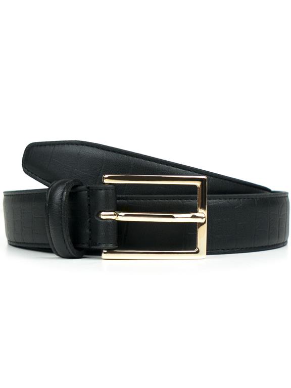 Belt Luxe 3cm Black from Shop Like You Give a Damn