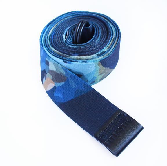 Yoga Belt Marble Blue 7