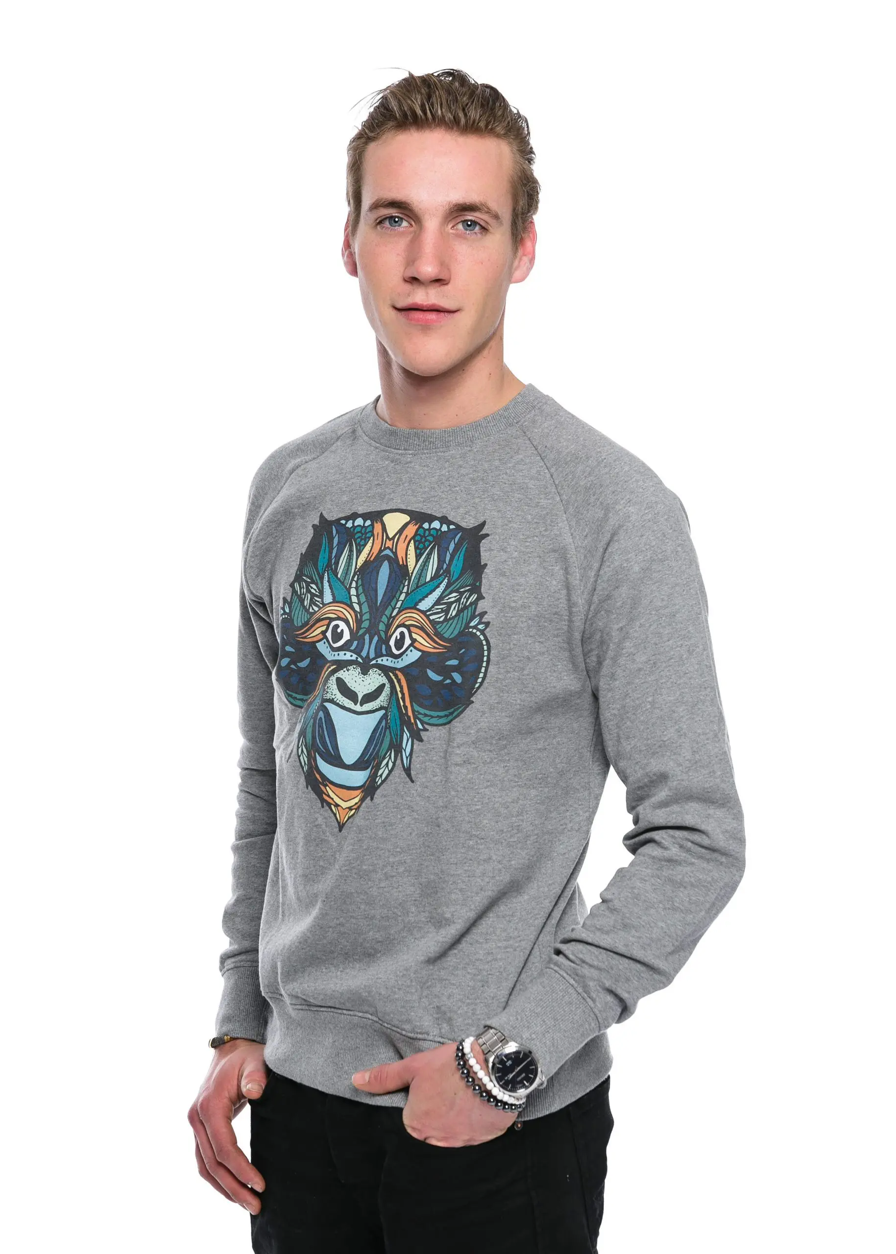 Sweatshirt Monyet Grey 2