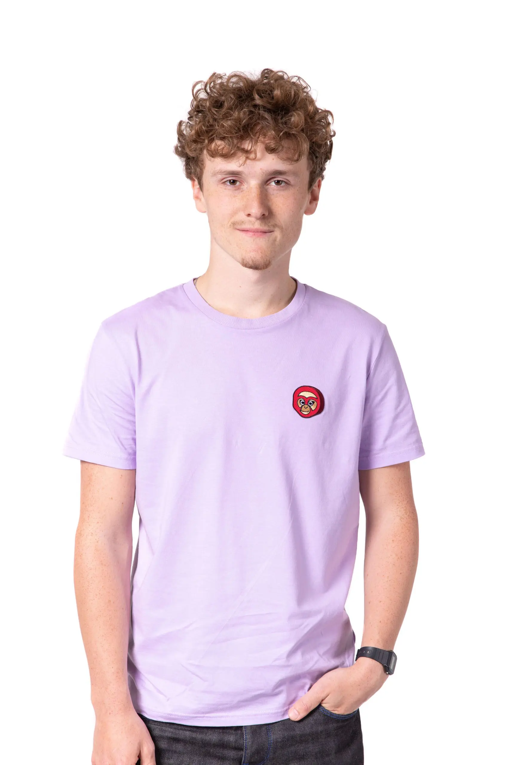 T-Shirt Bulan Kepala Lavender 1