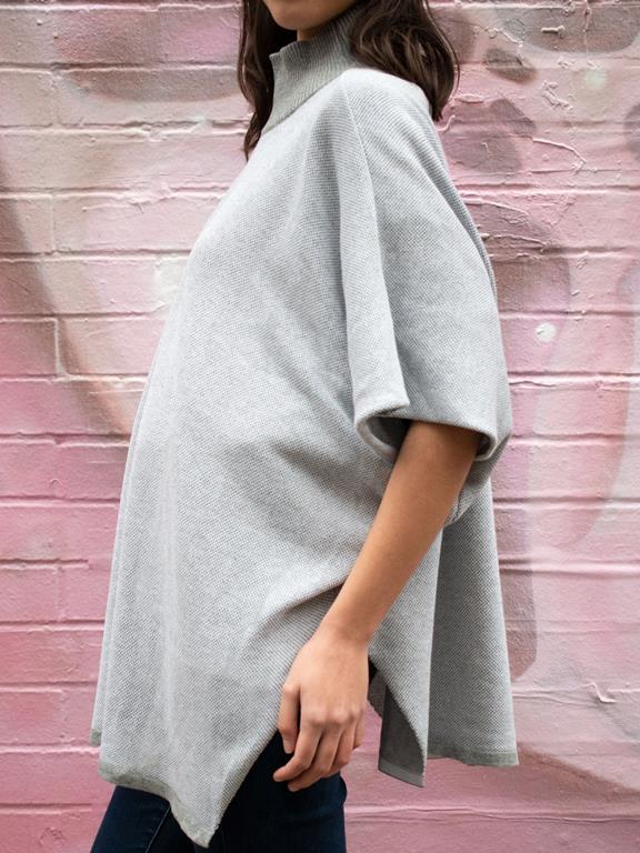 Poncho Knit Grey from Shop Like You Give a Damn