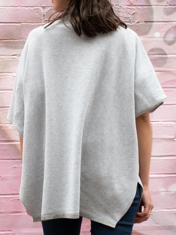 Poncho Knit Grey from Shop Like You Give a Damn