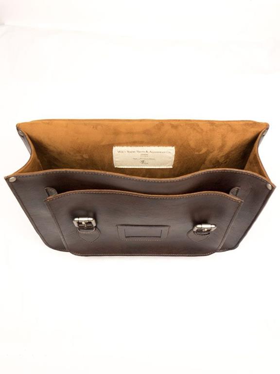 Satchel Classic 13 Inch Donkerbruin from Shop Like You Give a Damn