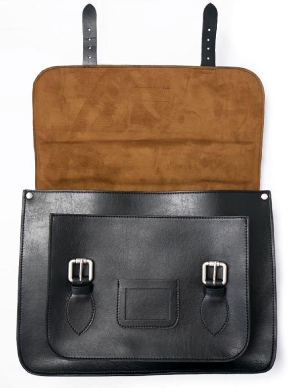 Satchel Classic 14 Inch Zwart from Shop Like You Give a Damn