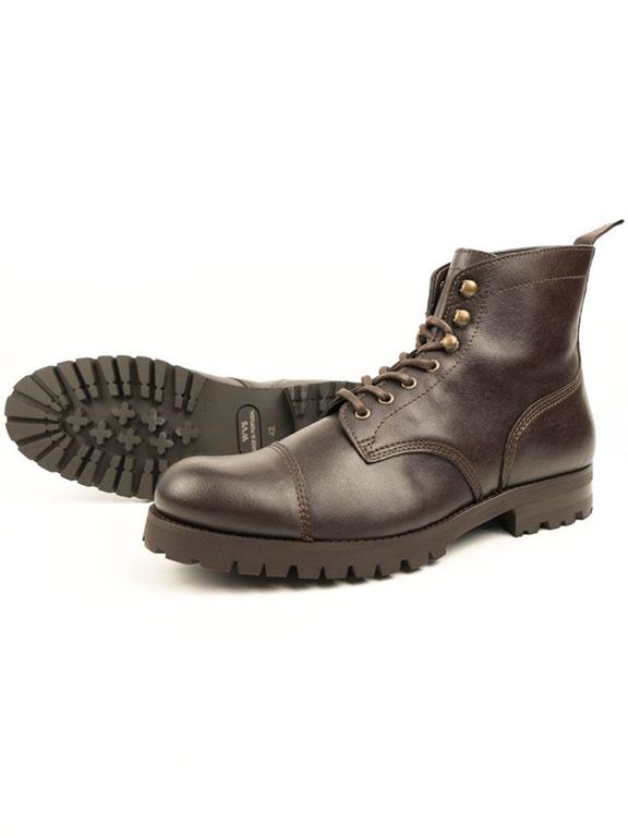 Work Boots Dark Brown 3