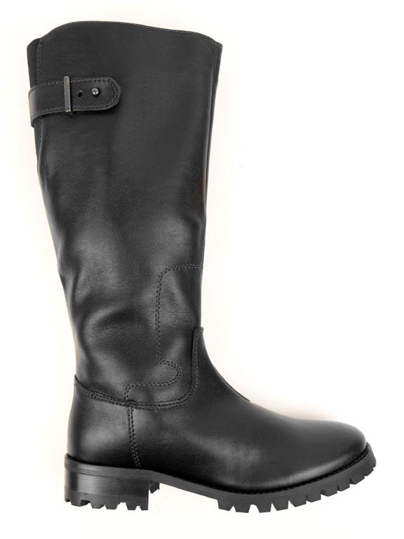 Boots Knee Length Deep Tread Black 7