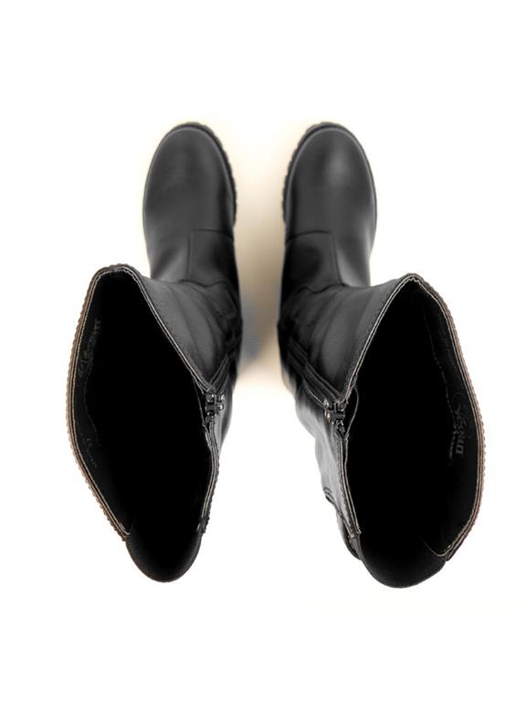 Boots Knee Length Deep Tread Black 8