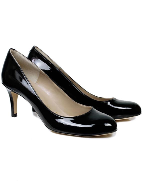 Pumps City Courts Patent Black from Shop Like You Give a Damn