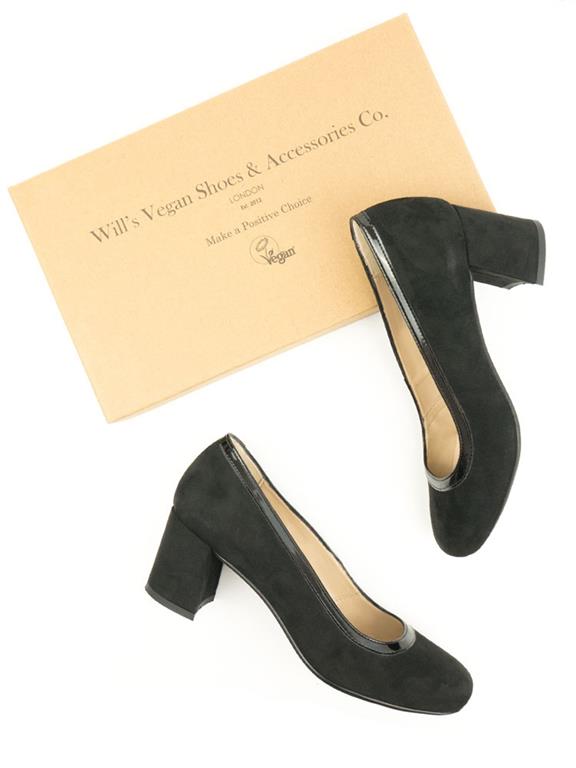 Block Heels Black Vegan Suede from Shop Like You Give a Damn