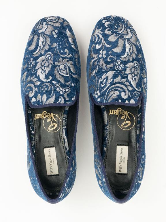 Loafers Slip-On Blue 4