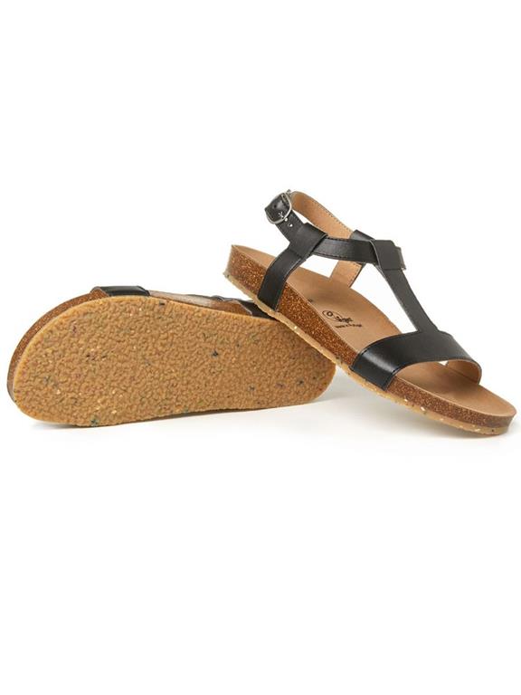 Sandalen Voetbed Zwart from Shop Like You Give a Damn