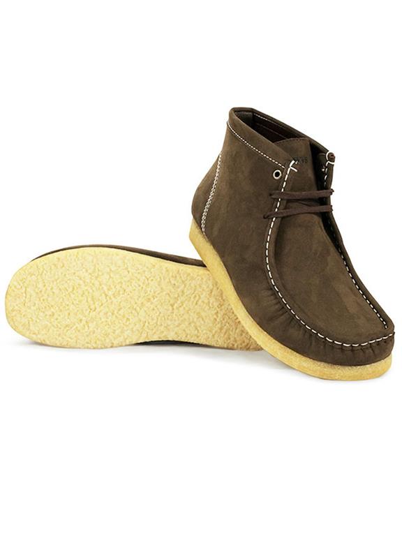 Moccasin Boots Dark Brown 1