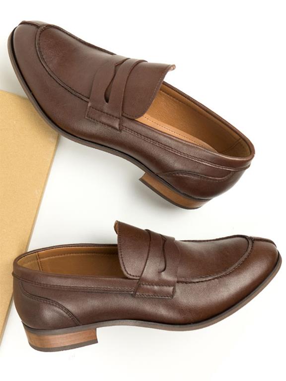 Loafers City Donkerbruin 4