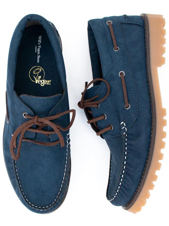 Deck Shoes Dark Blue from Shop Like You Give a Damn