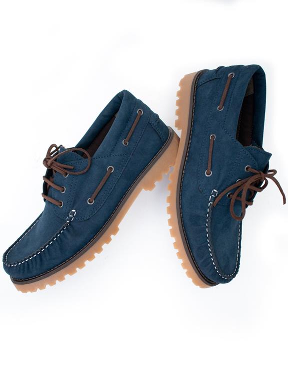 Deck Shoes Dark Blue from Shop Like You Give a Damn