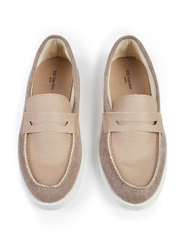 Penny Loafers Beige 5