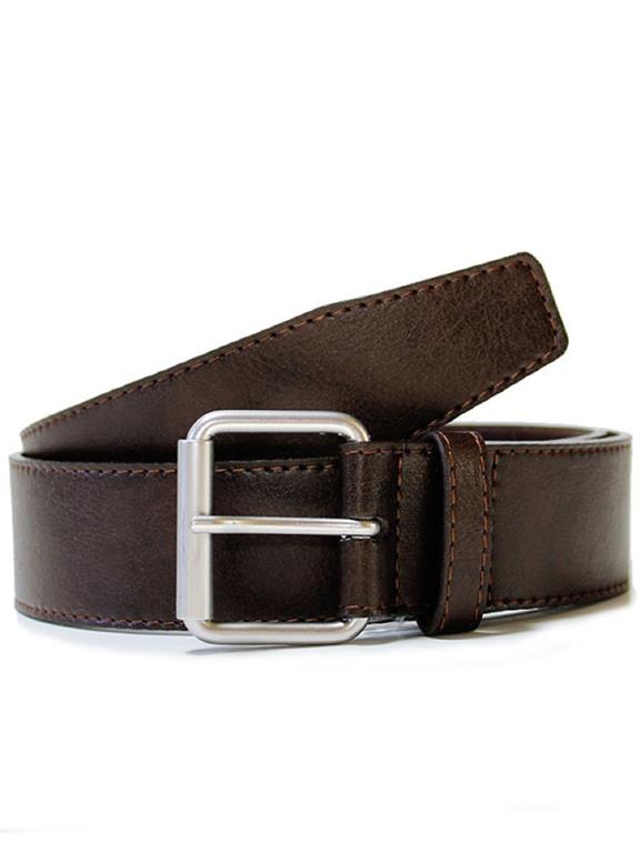 Riem 4 Cm Jeans Donkerbruin from Shop Like You Give a Damn