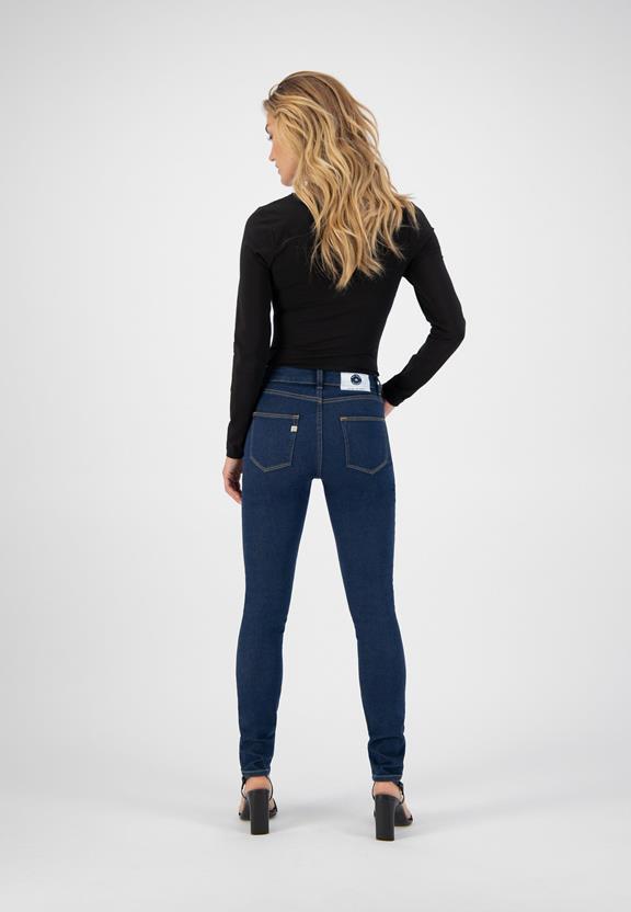 Jeans Skinny Hazen Donkerblauw 4
