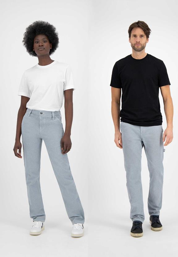 Jeans Will Works Ungefärbtes Grau Blau 1