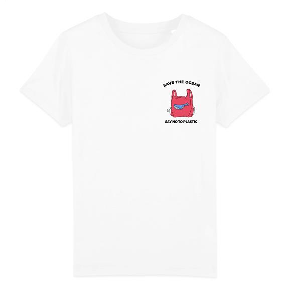T-Shirt Save The Ocean - Grijs 3