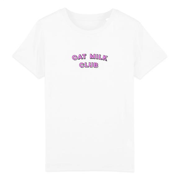 T-Shirt Oat Milk Club - Blauw 3