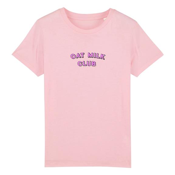 T-Shirt Oat Milk Club - Blauw 5
