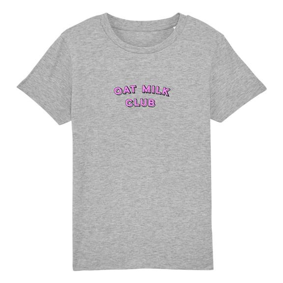 T-Shirt Oat Milk Club - Grijs 2