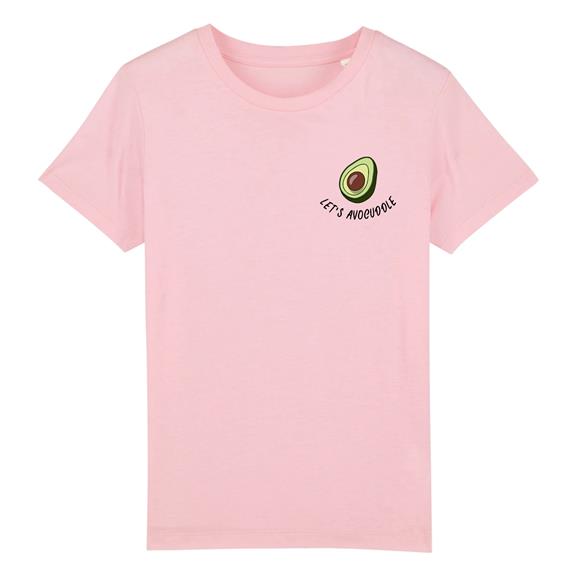 T-Shirt Let's Avocuddle - Roze 1