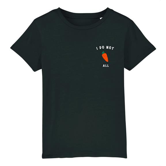 T-Shirt I Do Not Carrot All - Zwart 1