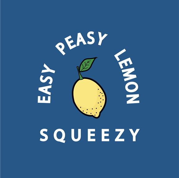 T-Shirt Easy Peasy Lemon Squeezy - Grijs 2
