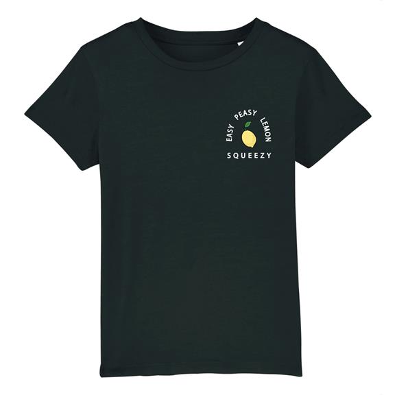 T-Shirt Easy Peasy Lemon Squeezy - Zwart 1