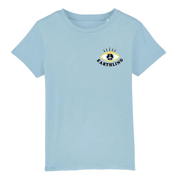 T-shirt Earthling - Blauw 1